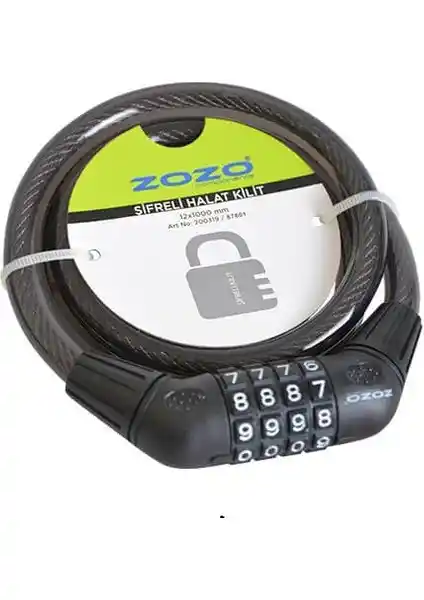 Robesbon Şifreli 12x1000 mm Bisiklet Kilidi Güvenlik ve Kullanım Koltukluğu Standartları