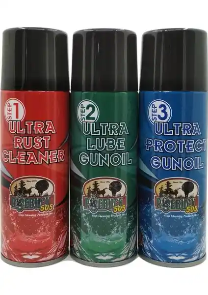 Roebuck 505 Yağı Seti Pas Önleme ve Silah Bakımında Güvenilir Çözüm