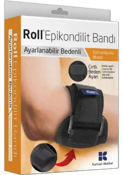 Roll Epikondilit Bandajı Tenisçi Dirsekleri İçin Etkili ve Konforlu Destek Çözümü