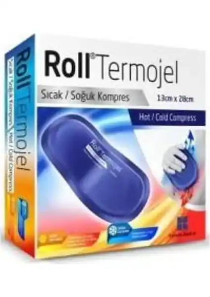 Roll Termojel Sıcak Soğuk Kompres Jel 13x28 Cm Çok Yönlü Rahatlatıcı ve Kullanışlı