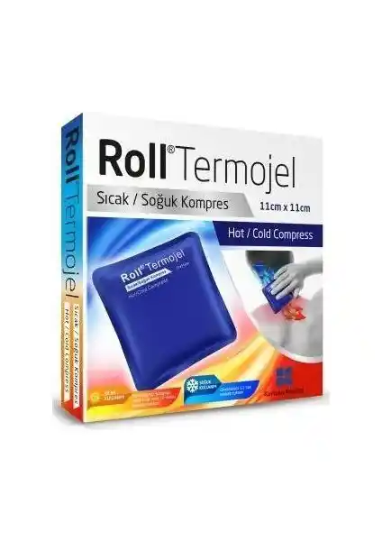Roll Termojel Sıcak Soğuk Kompress Jel 11x11cm - Çok Yönlü Rahatlatıcı Sağlık Ürünü