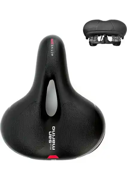 San Marino Sele City modeli şehir içi sürüşler için şık ve dayanıklı bisiklet seleleri