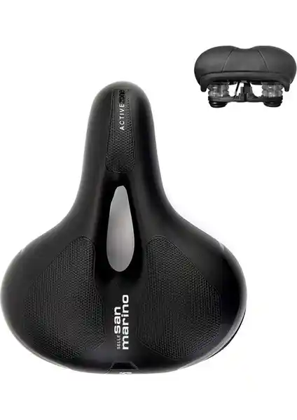 San Marino Sele City SM-963 Siyah: Konfor ve Dayanıklılığı Bir Arada Sunan Hafif Bisiklet Seleleri