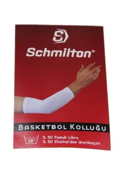 Schmilton Likralı Basketbol Kolluğu Siyah Performans ve Konfor Sunan Spor Aksesuarı