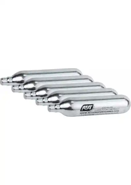 Sea Asg Havalı CO2 Tüp 5'li Paket Güvenilir ve Yüksek Kalite Profesyonel Kullanım İçin