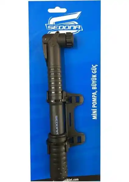 Sedona El Pompası GP-04 Siyah: Hafif, Dayanıklı ve Çok Yönlü Bisiklet Pompası