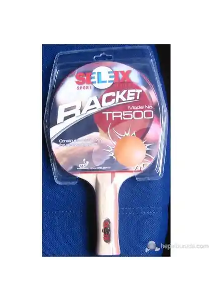 Selex TR500 ITTF Onaylı Masa Tenisi Raketleri Profesyonel Performans İçin Uygun