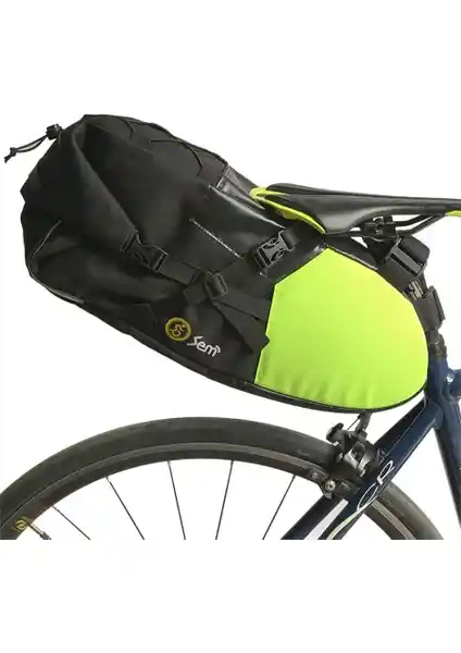 Semçanta Sele Altı Dayanıklı ve Çok Fonksiyonlu Bikepacking Çantası 55x20x18 cm