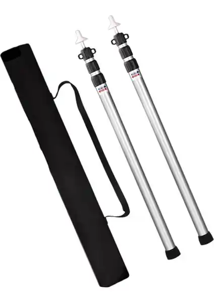 Sharplace 2 Parça Alüminyum Kamp Muşamba Direkleri Dayanıklı ve Taşınabilir Çözüm