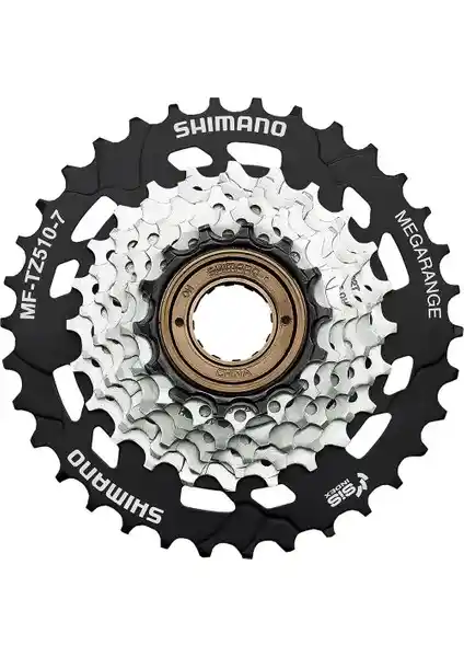 Shimano MF-TZ510 7 Vitesli Dağ Bisikleti Dişlisi Dayanıklılık ve Performans Sağlar