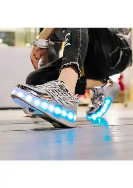 Sıtong 4 Tekerlekli LED Işıklı Paten Ayakkabısı Modern ve Dayanıklı Tasarım