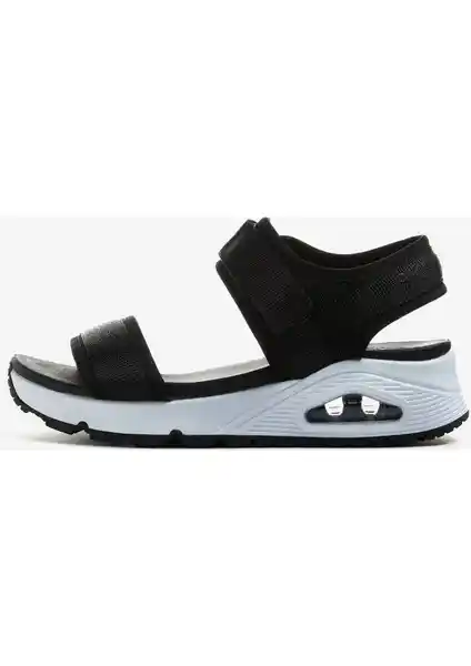 Skechers Uno Yeni Sesh Kadın Siyah Sandalet Konfor ve Şıklığın Modern Buluşması
