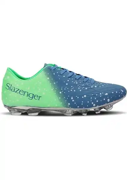 Slazenger HANIA KRP Erkek Çocuk Halısaha Futbol Kramponu Saks Mavi Renkli