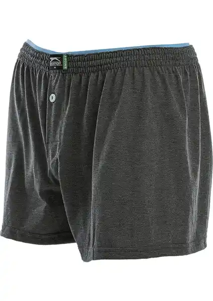 Slazenger HE Erkek Boxer Koyu Gri: Şıklık ve Konfor Sunan Modern Tasarım