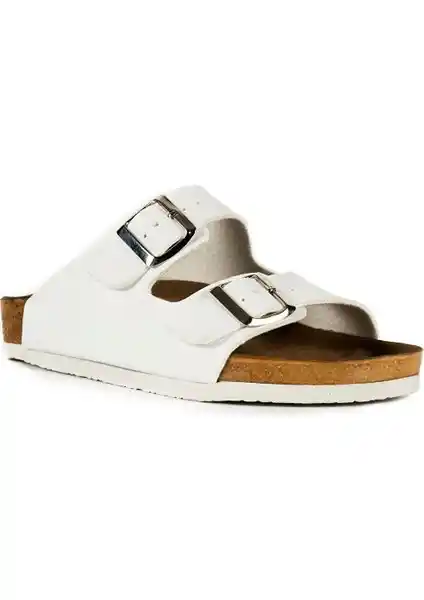 Slazenger LENS Erkek Beyaz Terlik: Konfor ve Şıklık Sunan Modern Tasarım