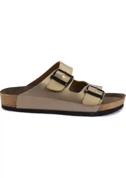 Slazenger LENS Kadın Altın Terlik: Şıklık ve Rahatlığı Bir Arada Sunan Tasarım