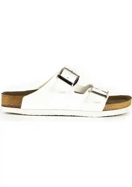 Slazenger LENS Kadın Beyaz Terlik Modern Tasarım ve Günlük Konfor İçin Uygun