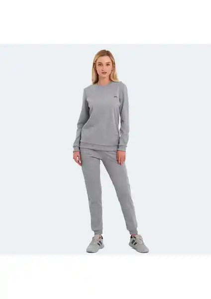 Slazenger OLINDA Kadın Eşofman Takımı Gri: Modern ve Konforlu Kış Spor Giyim Seçeneği