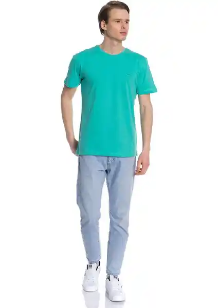 Slazenger SANDER Erkek Koyu Yeşil Tişört Şıklık ve Konforu Bir Arada Sunar