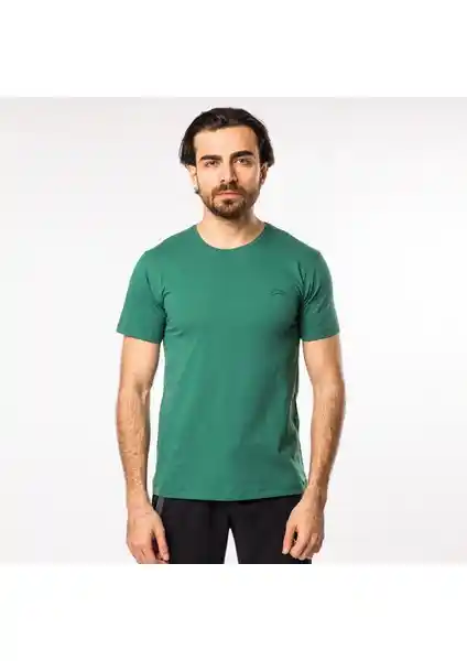 Slazenger SANDER KTN Erkek Tişört Koyu Yeşil: Modern ve Konforlu Günlük Spor Giyim Seçeneği