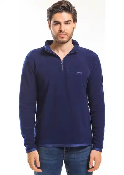 Slazenger SANNE Erkek Lacivert Polar: Şık ve İşlevsel Kış Giyim Seçeneği