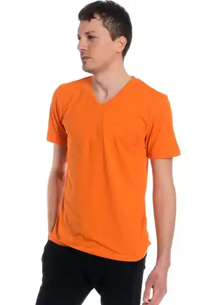 Slazenger SARGON Erkek Tişört Mercan Rengi Şıklık ve Konforun Birleşimi