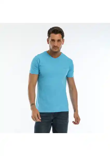 Slazenger SARGON KTN Erkek Tişörtü Modern ve Rahat Tasarımıyla Yaz Aylarına Uygun