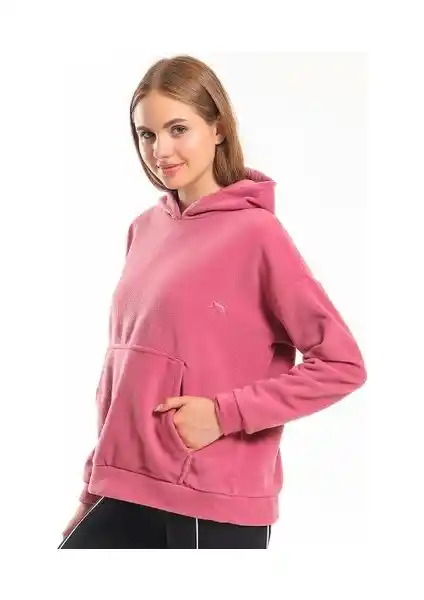 Slazenger SASSA IN Kadın Polar Gül: Şıklık ve Konforu Bir Arada Sunan Modern Tasarım