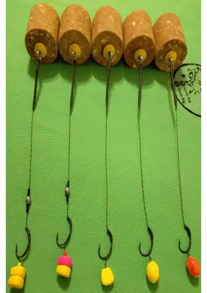 Sr Sazanrig Küspe Aparatlı Karışık Rig Takımı 5’li Set: Dayanıklı ve Çok Yönlü Balıkçılık Ekipmanı