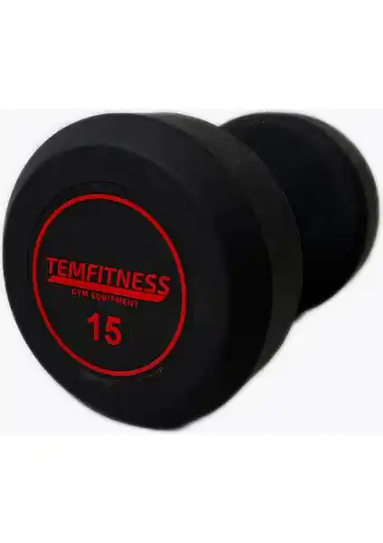 TEMFITNESS Kauçuk Kaplı Olimpik Dambıl: Güç ve Dayanıklılık İçin Mükemmel Seçenek