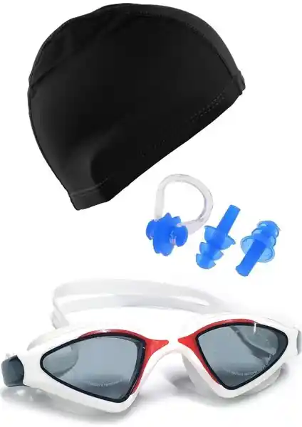 Tosima Profesyonel Yüzücü Seti: Antifog UV Koruma Silikon Gözlük ve Aksesuarlar