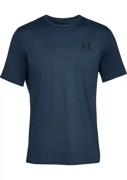 Under Armour Erkek Lacivert Tişört UA M SportStyle LC SS 1326799-408 Performans ve Şıklık Bir Arada