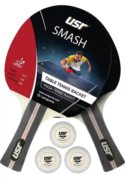 Usr Smash-RB Masa Tenisi Seti Başlangıç ve Orta Seviye Sporcular İçin Uygun