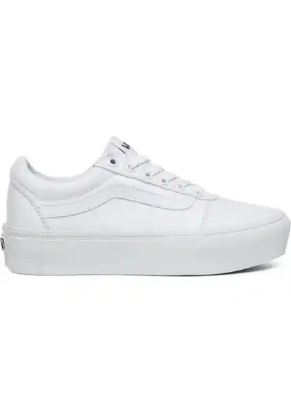 Vans Wm Ward Platform Beyaz Kadın Spor Ayakkabısı: Şıklık ve Konfor Bir Arada