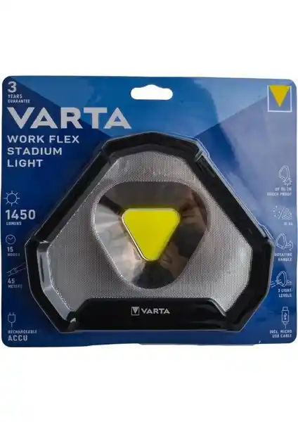 Varta 18647 Work Flex Cob LED Şarjlı Fener: Güçlü ve Taşınabilir Aydınlatma Çözümü