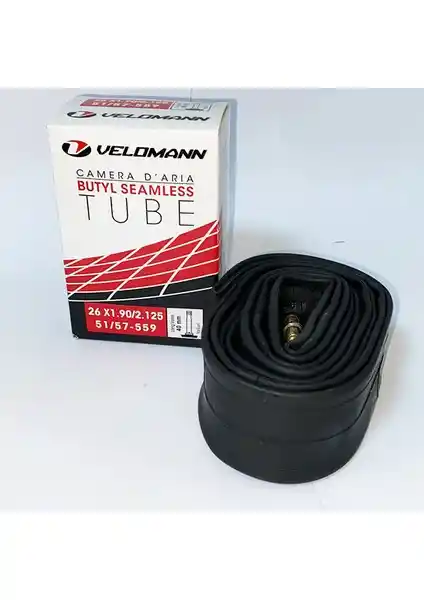 Velomann 26x1.90/2.125 IV 40mm İnce Sibop Bisiklet İç Lastik Özellikleri ve Kullanıcı Yorumları