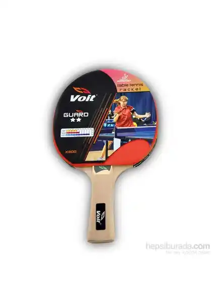 Voit Guard 2 Star Kırmızı Pinpon Raketi: Yüksek Performans ve Dayanıklılık İçin Idealdir