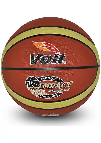 Voit Impact Basketbol Topu N6 Kahve-Byz: Dayanıklı ve Çok Yönlü Spor Ekipmanı