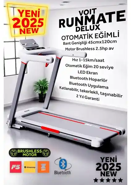 Voit Runmate Delux Koşu Bandı: Gelişmiş Özellikleriyle Evde Spor ve Sağlıklı Yaşam