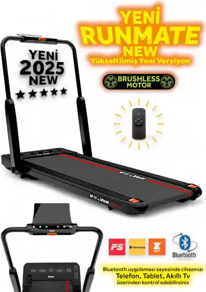 Voit V-Fıt By Voit Runmate New Koşu Bandı: Evde Kullanım İçin Gelişmiş ve Dayanıklı Spor Aleti