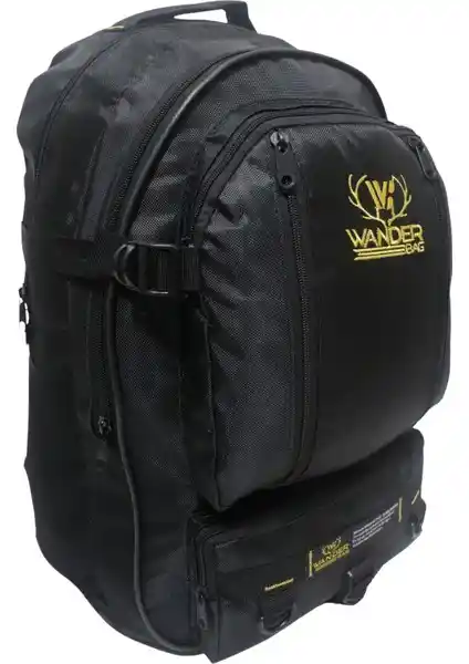 Wander Baggor Wander 50 Litre Siyah Çok Gözlü Sırt Çantası: Dayanıklı ve Çok Yönlü Outdoor Çanta