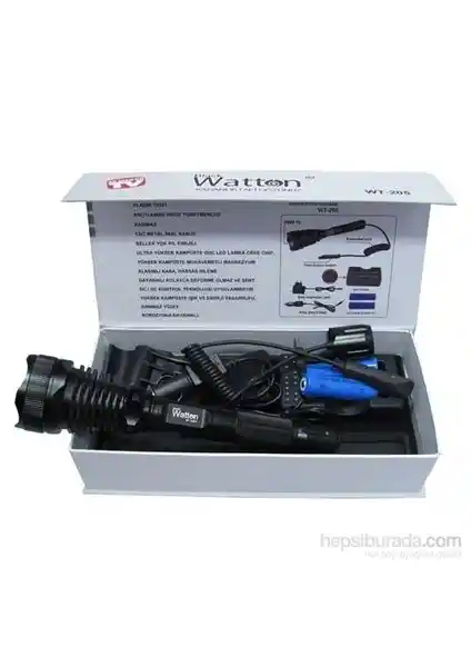 Watton Wt-205 TX6 Tüfek Feneri: Güçlü Işık ve Dayanıklı Tasarımın Birleşimi