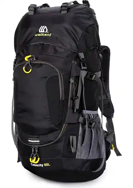 Weikani 60L Su Geçirmez Yürüyüş Sırt Çantası Doğa Aktiviteleri İçin Dayanıklı ve Konforlu