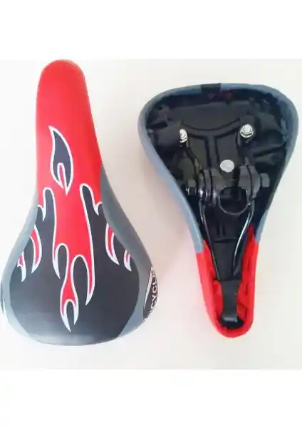 Wetto Bisiklet Sele Bmx Lüks Alevli Modeli Estetik ve Dayanıklı Tasarım Özellikleri