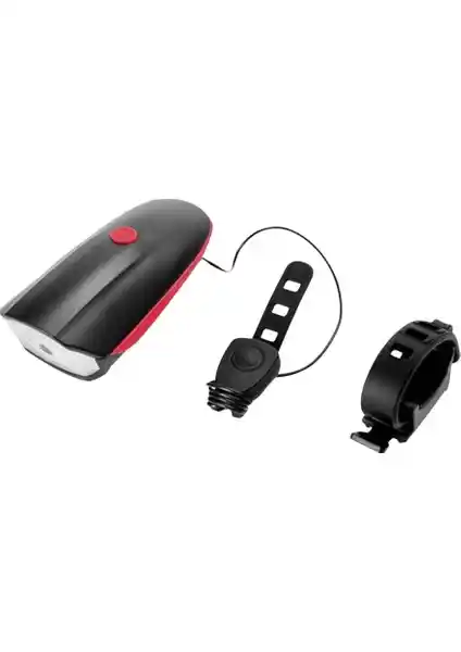 XBYC 6163 USB Şarjlı Bisiklet Ön Lamba ve Korna Güvenlik ve Konfor İçin Çok Fonksiyonlu Aksesuar