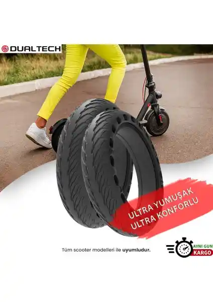 Xiaomi 8.5 inç elektrikli scooter lastiği yüksek performans ve dayanıklılık sunar