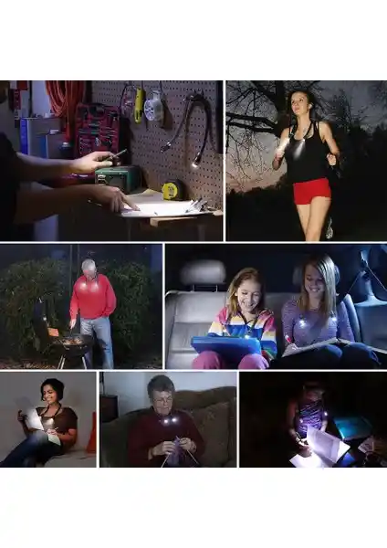 YeniTech USB Şarjlı Çok Fonksiyonlu LED Kitap Okuma ve Tamir Lambası