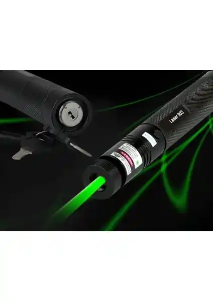 Yeşil Şarjlı Lazer Pointer 1000mW Profesyonel Uzun Menzil Güçlü Lazer Cihazı
