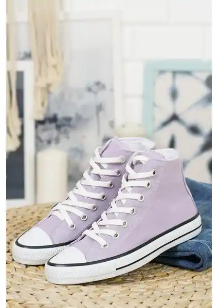 Ymn Unisex Günlük Lila Keten Spor Ayakkabısı Modern ve Rahat Tasarım