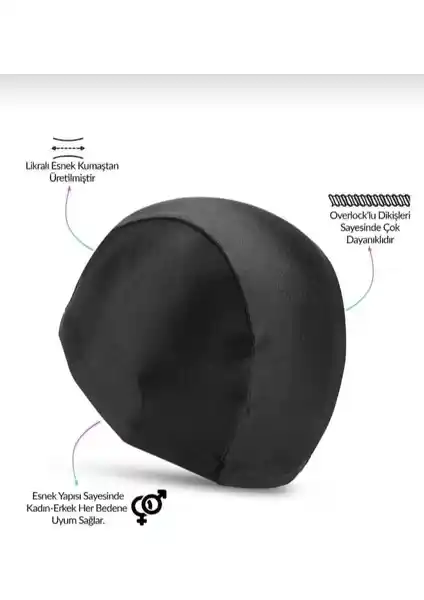 Yüksek Kalite Likra Bez Yüzücü Bonesi: Konfor ve Dayanıklılık Sunar